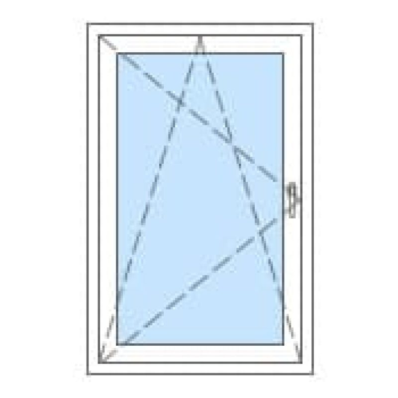 raam-draaikiep Diagram van een openslaand raam